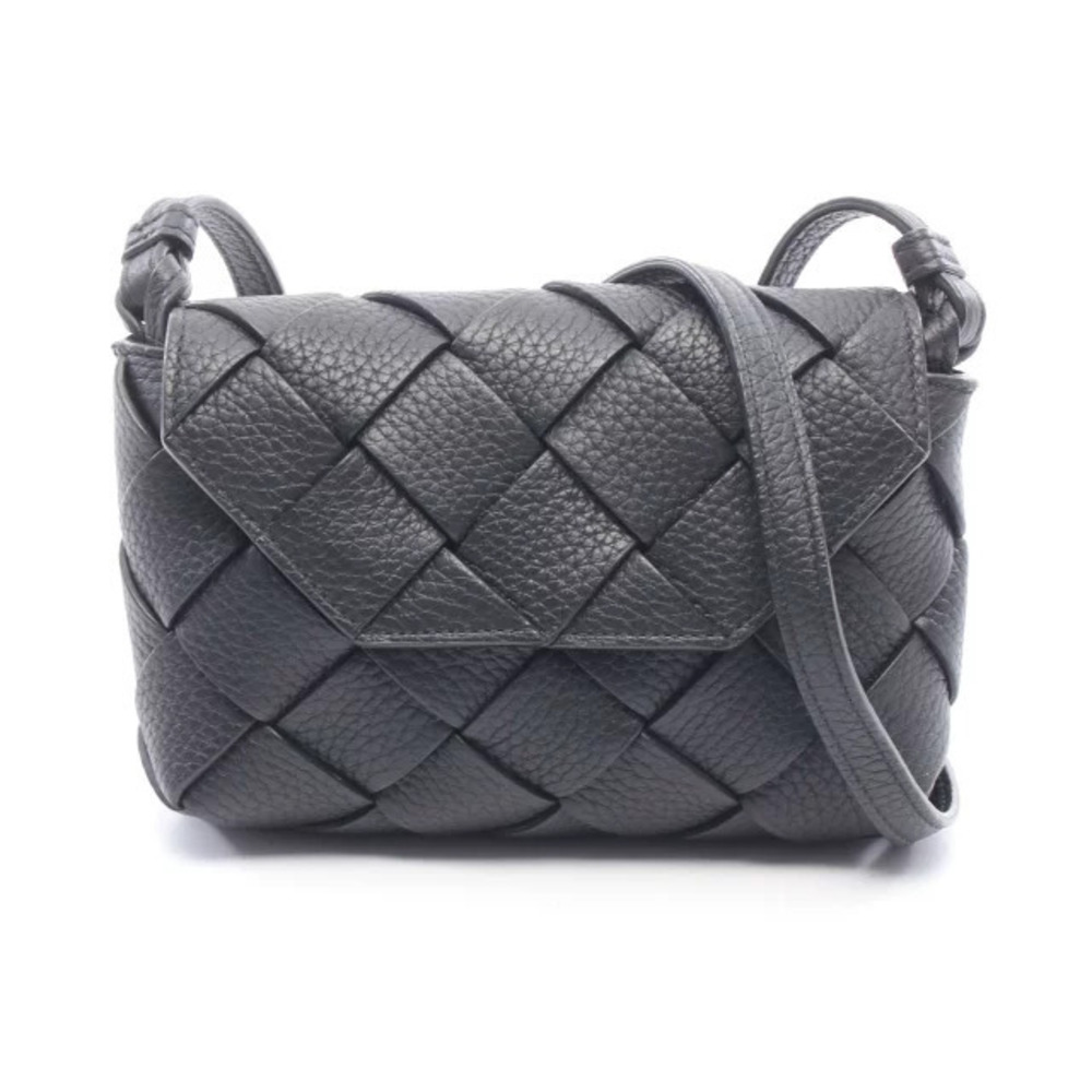 Bottega Veneta Diago Shoulder Bag Leather Black